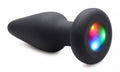 Light Up Silicone Anal Plug - Medium